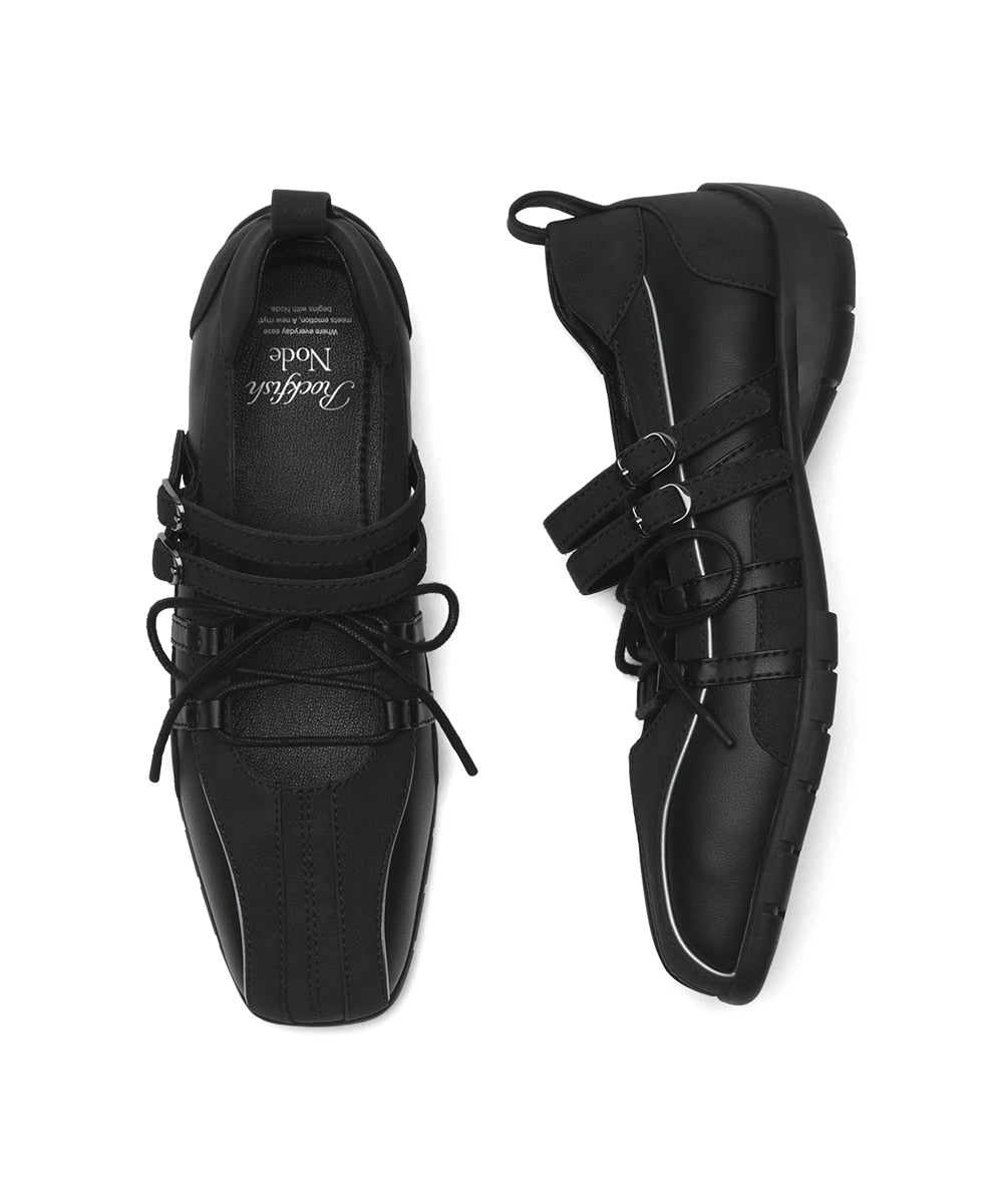 Rockfish Weatherwear Aster Laceup Sneakers Black top view