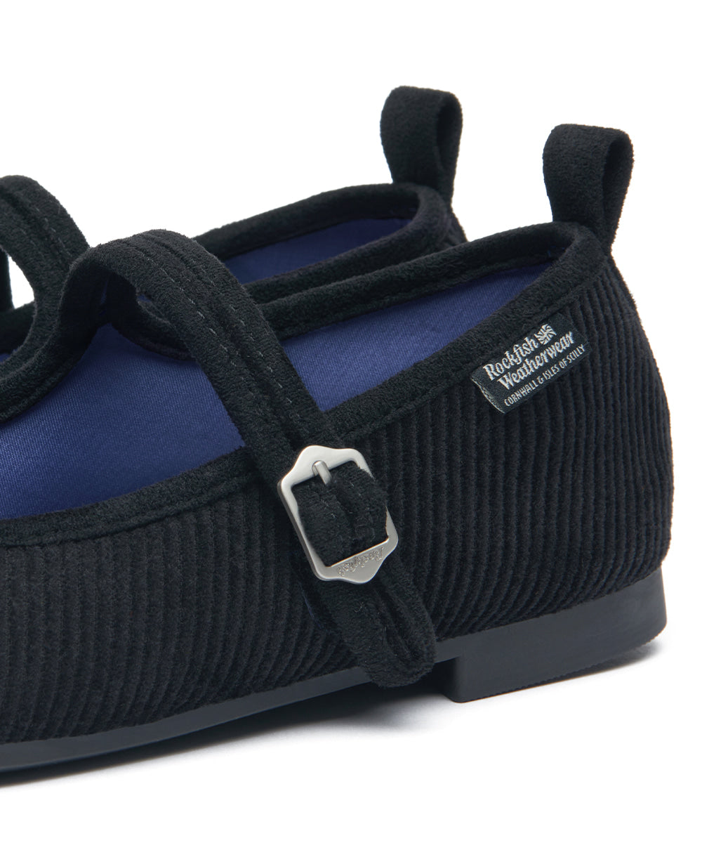 Rockfish Weatherwear Bella Maryjanes Corduroy Black view 15