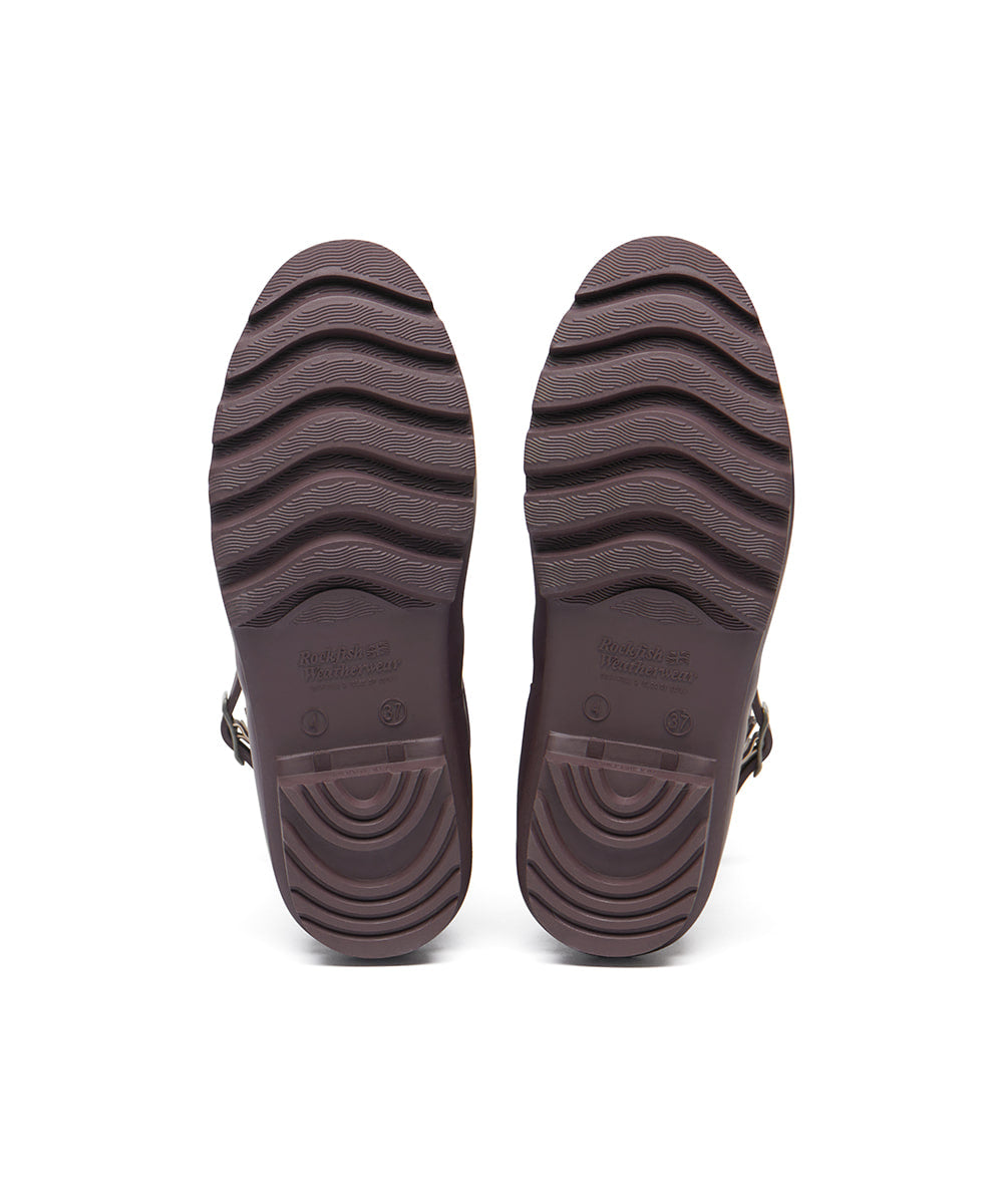 Rockfish Weatherwear ORIGINAL RAIN BOOTS SHORT Dark Burgundy detail 3