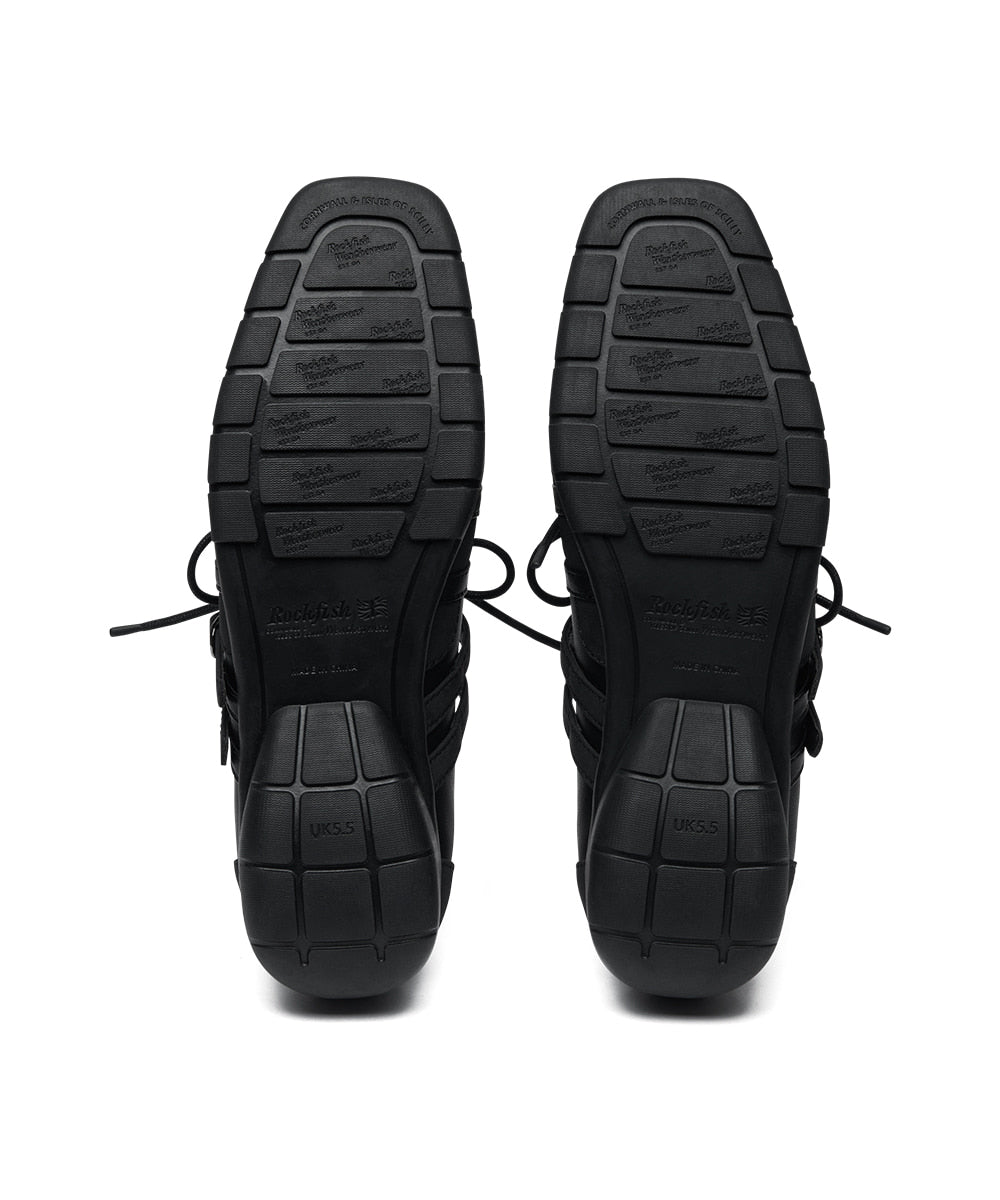 Rockfish Weatherwear Aster Laceup Sneakers Black sole