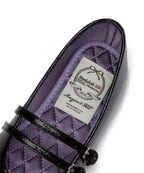 Rockfish Weatherwear Square Toe Two Strap Maryjanes Brown quilted insole detail