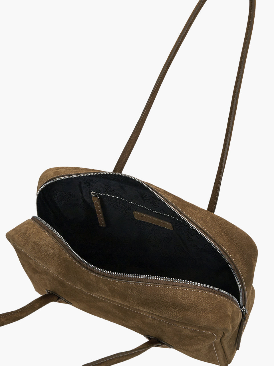 MARGESHERWOOD Soft Boston Bag - Chestnut Nubuck
