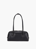 MARGESHERWOOD Soft Boston Ew Baguette Bag - Black Plain
