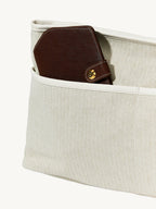 Songmont Large Yore Tote Bag Cloud - inner pouch with a wallet in the front pocket