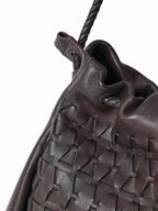 Songmont Small Gather Lattice Bag Ebony side profile