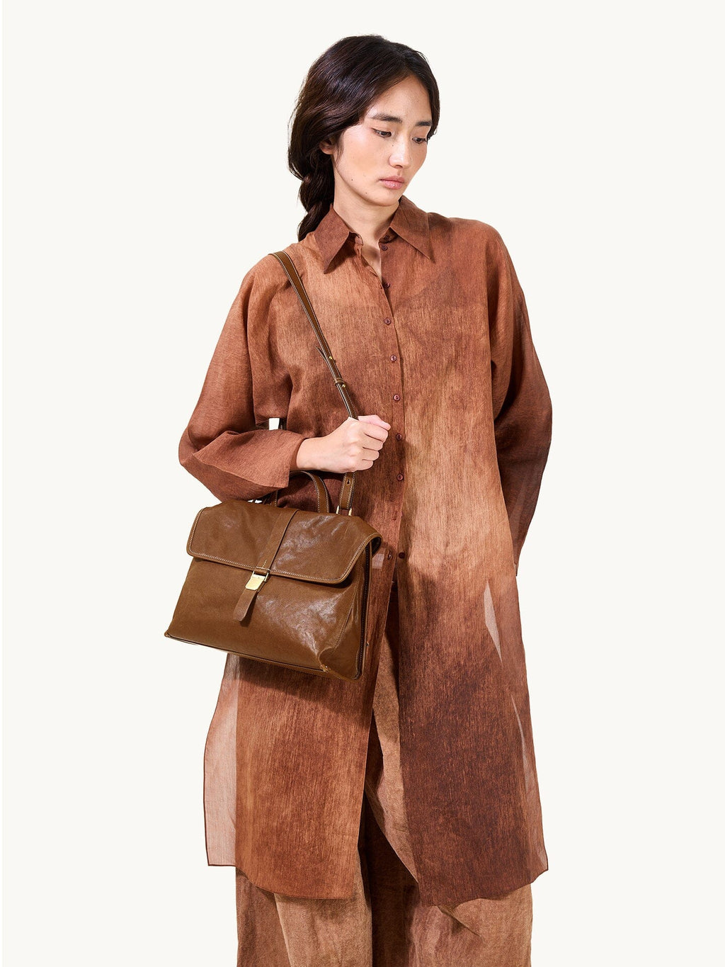 Songmont Small Shan Backpack Sandal - worn cross-body on the shoulder