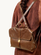 Songmont Small Shan Backpack Sandal - worn as a backpack with crossover straps