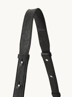 Songmont Medium Shan Messenger Bag Onyx - adjustable strap detail
