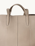 Songmont Large Yore Tote Bag Cobble - top handles and stitched front panel detail