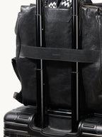 Songmont Small Yore Backpack Onyx - luggage sleeve over a suitcase handle