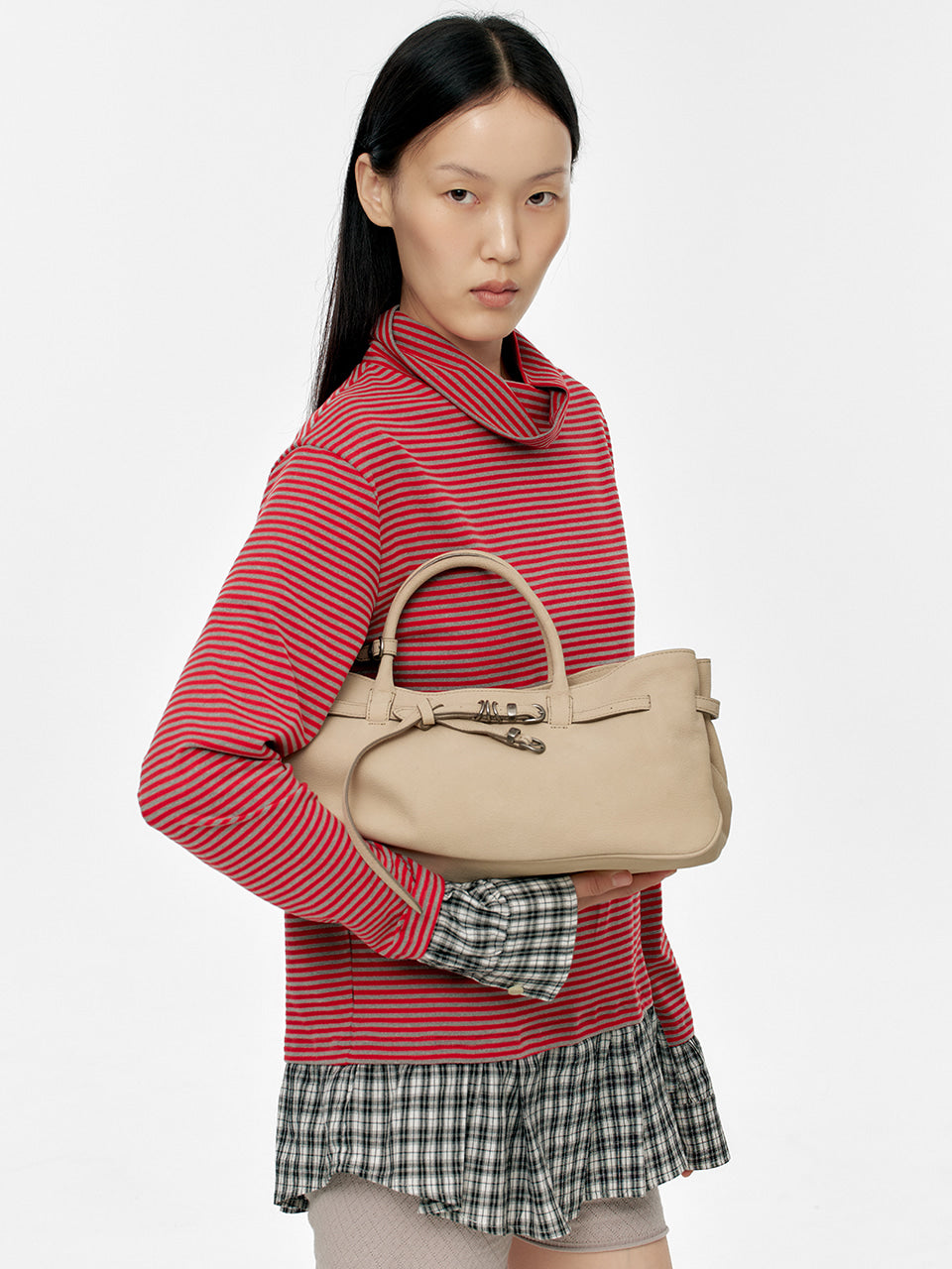 MARGESHERWOOD Grandma Used Bag - Nude Nubuck