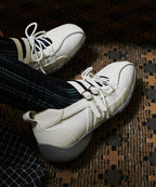 Rockfish Weatherwear Aster Laceup Sneakers Cream White styled