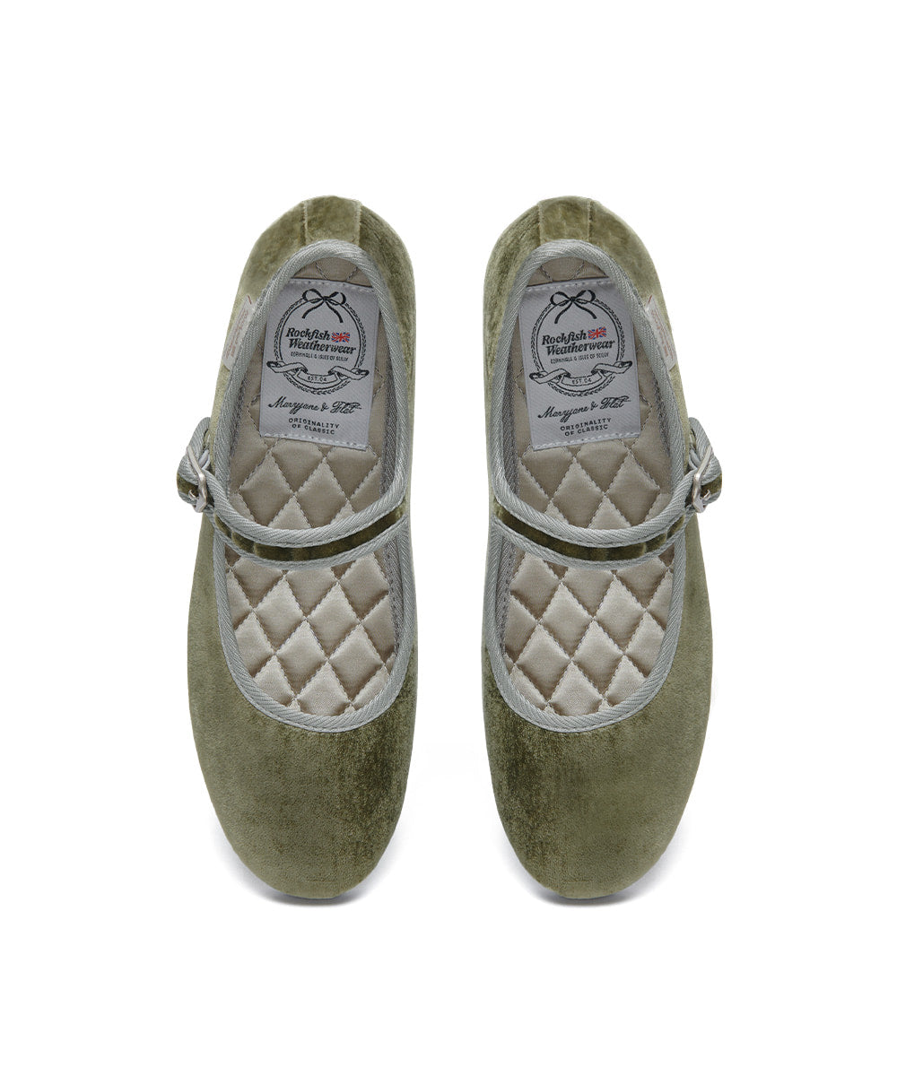 Rockfish Weatherwear Bella Quilted Maryjanes Khaki view 8