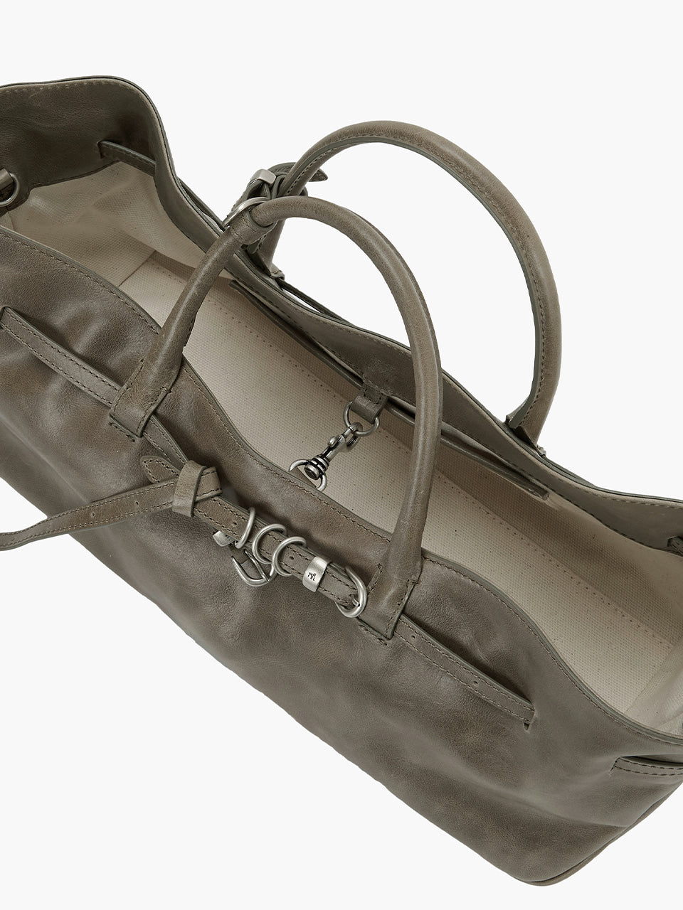 MARGESHERWOOD Grandma Used Bag - Etoffe Pull-up Leather