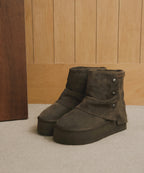 Rockfish Weatherwear Stud Maxi Folded Boots Short Cocoa view 4