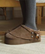 Rockfish Weatherwear Stud Maxi Folded Mules Cocoa view 4