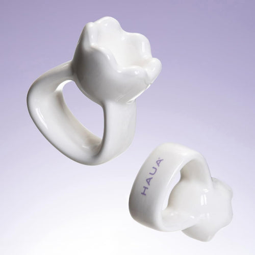 HAUA Ring Gua Sha - Ceramic Face & Body Massager