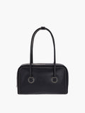MARGESHERWOOD Soft Boston Bag - Black Plain