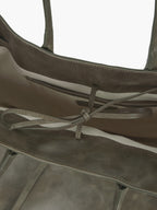 MARGESHERWOOD Grandma Used Bag XL - Etoffe Pull-up Leather