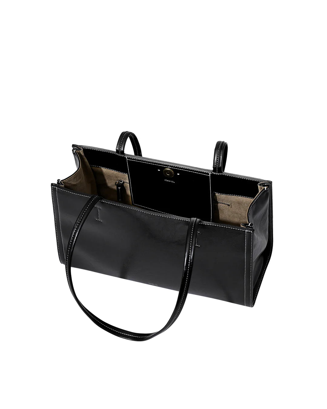 STAND OIL Oblong Bag - Stitch Black