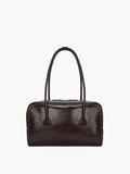 MARGESHERWOOD Soft Boston Bag - Mocha Crinkle