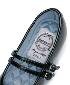 Rockfish Weatherwear Square Toe Two Strap Maryjanes 4cm Black view 10
