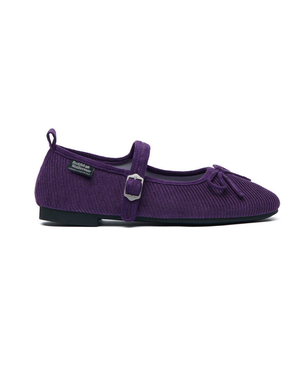 Rockfish Weatherwear Bella Maryjanes Corduroy Purple view 6