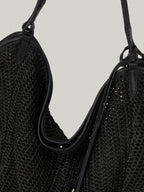 FOLNUA Aria Bag Black Lapia handle detail