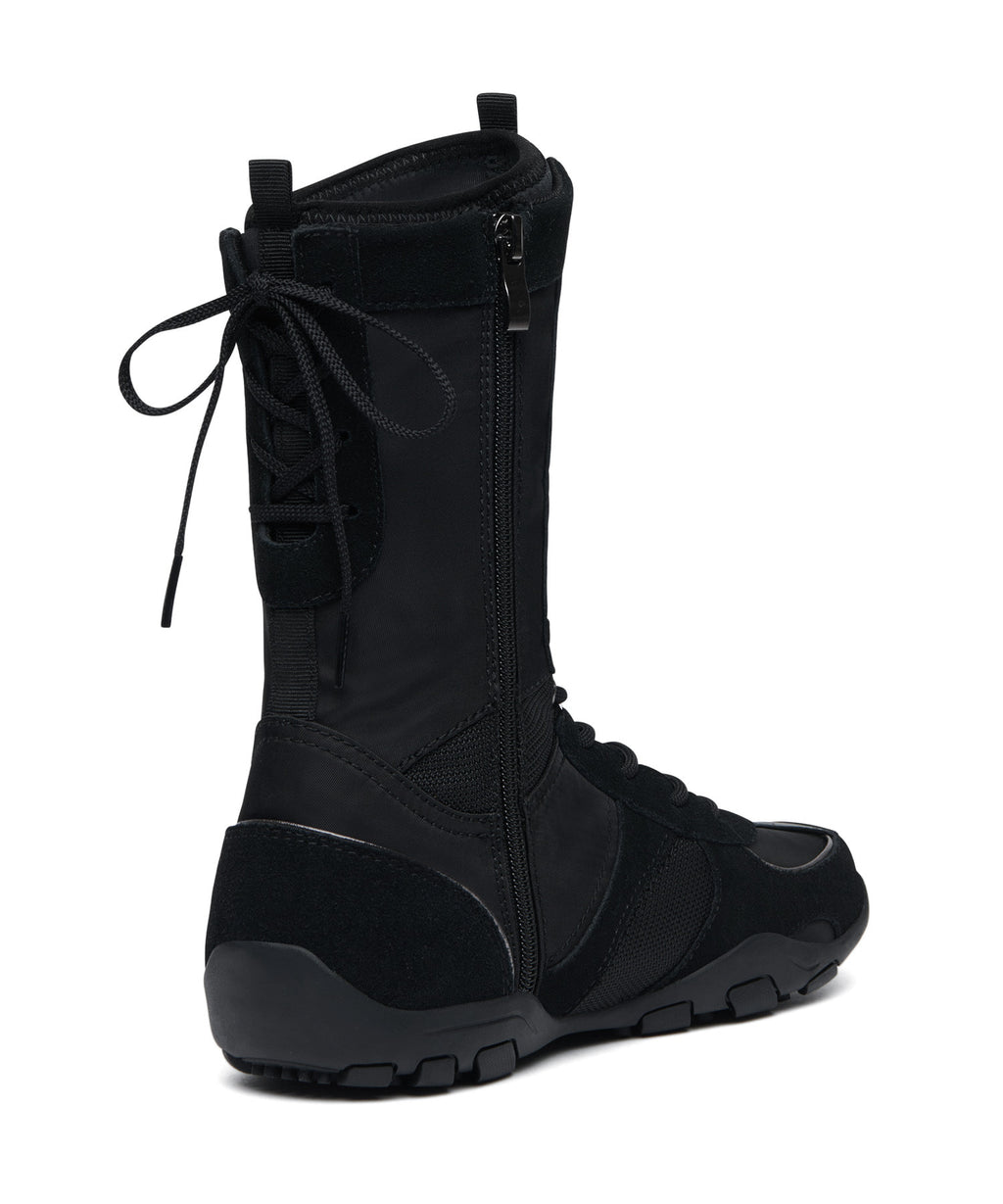 Rockfish Weatherwear NICOLE MIDDLE BOOTS Black back three-quarter view