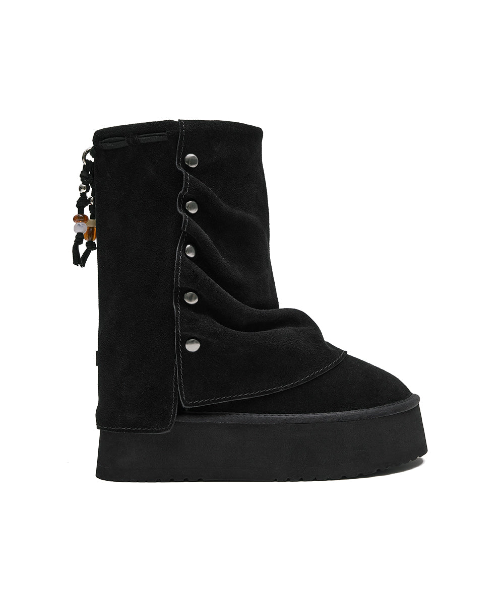 Rockfish Weatherwear Stud Maxi Folded Boots Middle Black - photo 9