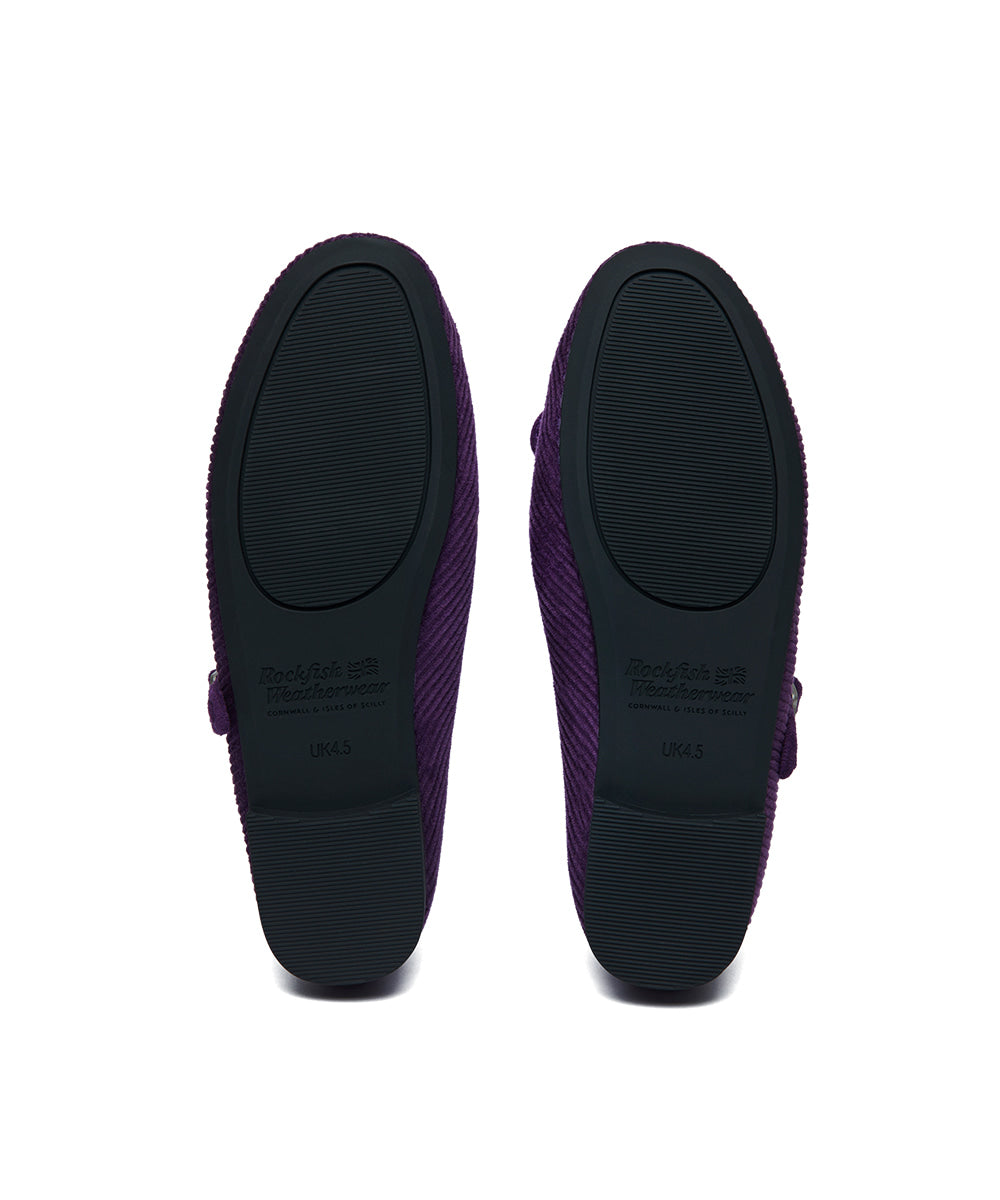 Rockfish Weatherwear Bella Maryjanes Corduroy Purple view 9