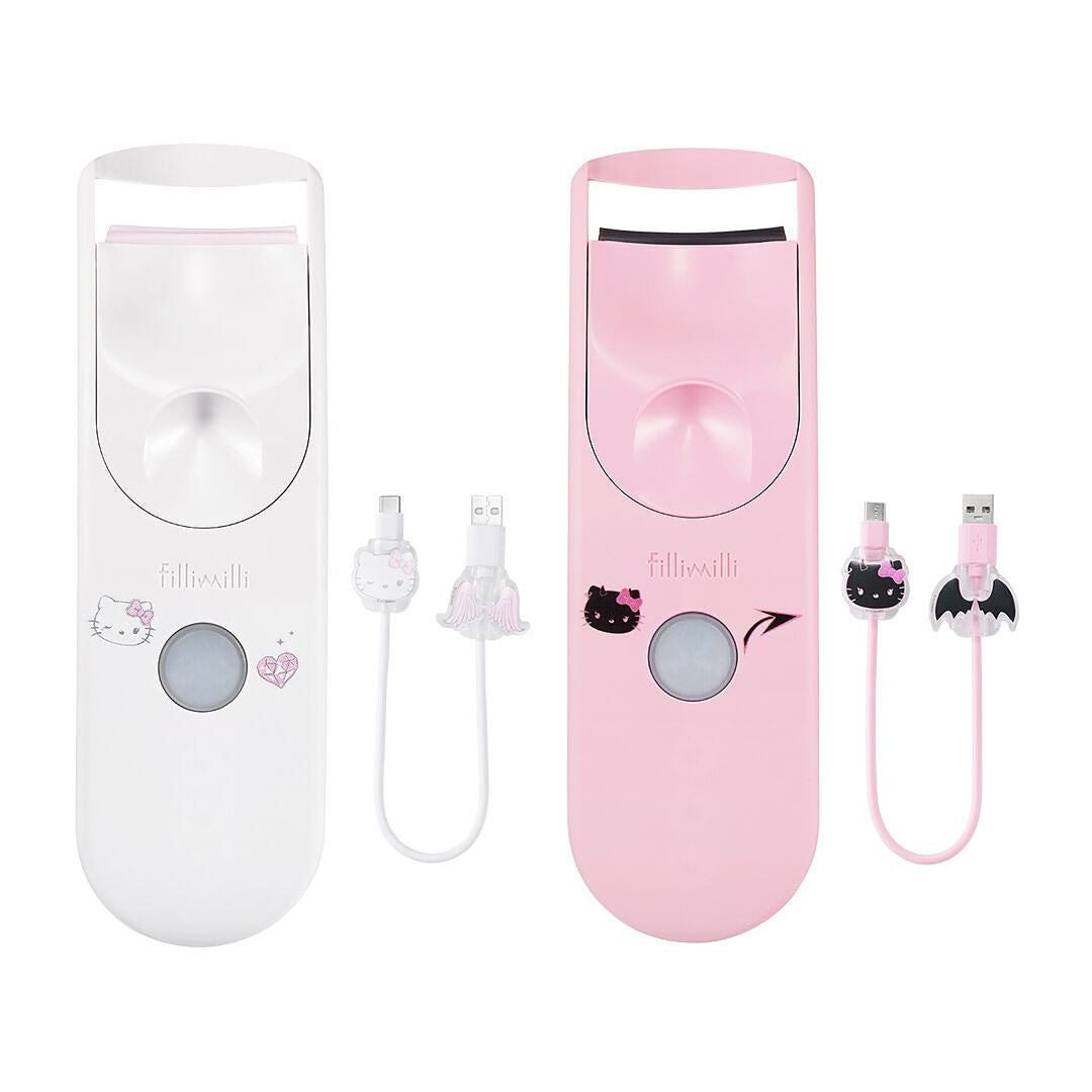 Fillimilli Heating Eyelash Curler (Rechargeable USB Type) - Hello Kitty Limited Edition