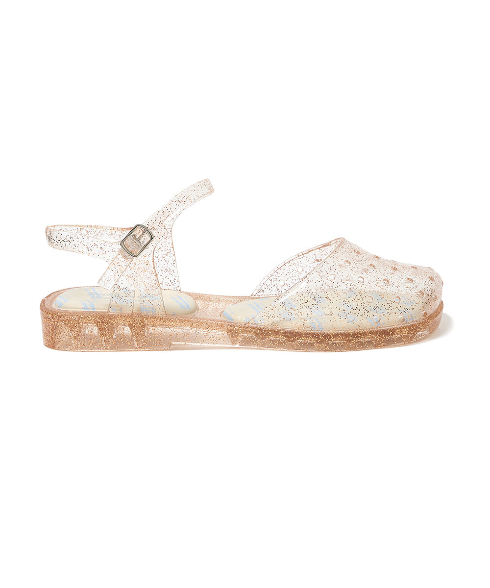 Rockfish Weatherwear Glair Slingback Sandals Glitter Gold