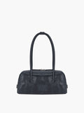 MARGESHERWOOD Soft Boston Ew Baguette Bag - Navy Leather