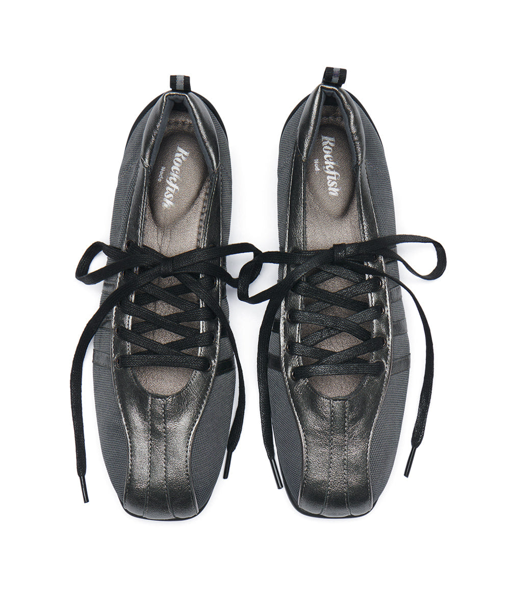 Rockfish Weatherwear Bliss Laceup Sneakers Dark Silver 2