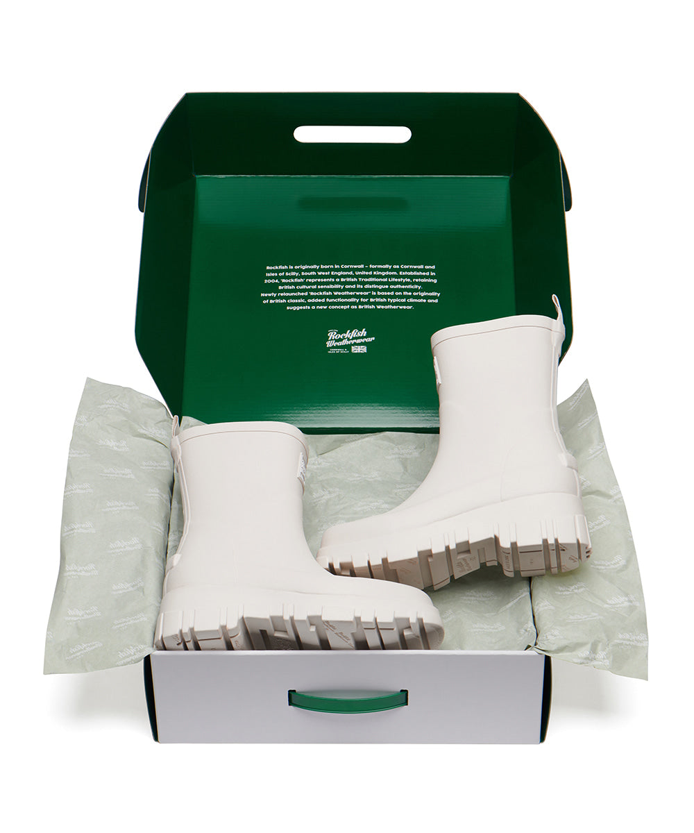 Rockfish Weatherwear PLATFORM RAIN BOOTS MIDDLE Cream view 8