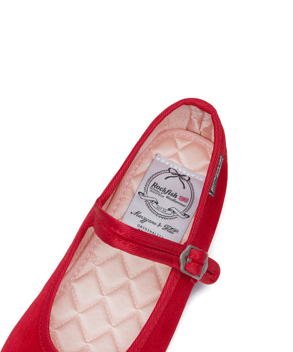 Rockfish Weatherwear Bella Quilted Maryjanes Red view 7