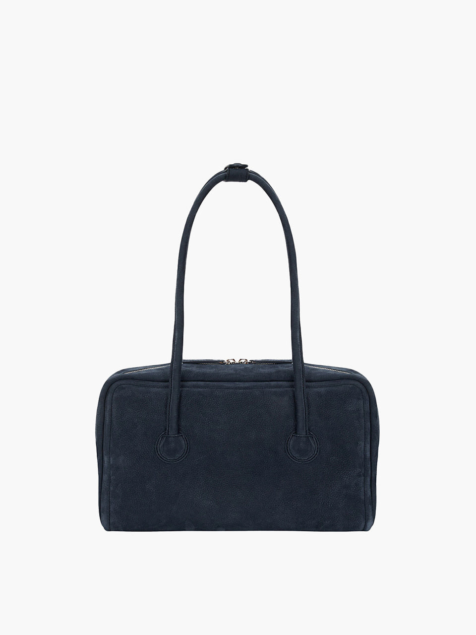 MARGESHERWOOD Soft Boston Bag - Indigo Nubuck