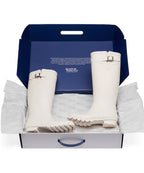 Rockfish Weatherwear ORIGINAL RAIN BOOTS LONG Ivory in box