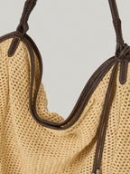 FOLNUA Aria Bag Beige Lapia handle detail
