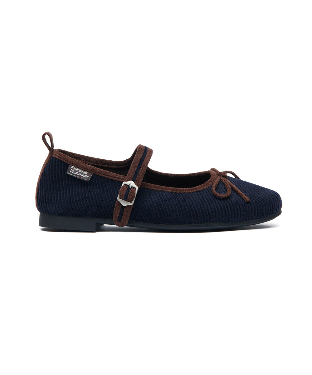 Rockfish Weatherwear Bella Maryjanes Corduroy Navy view 7