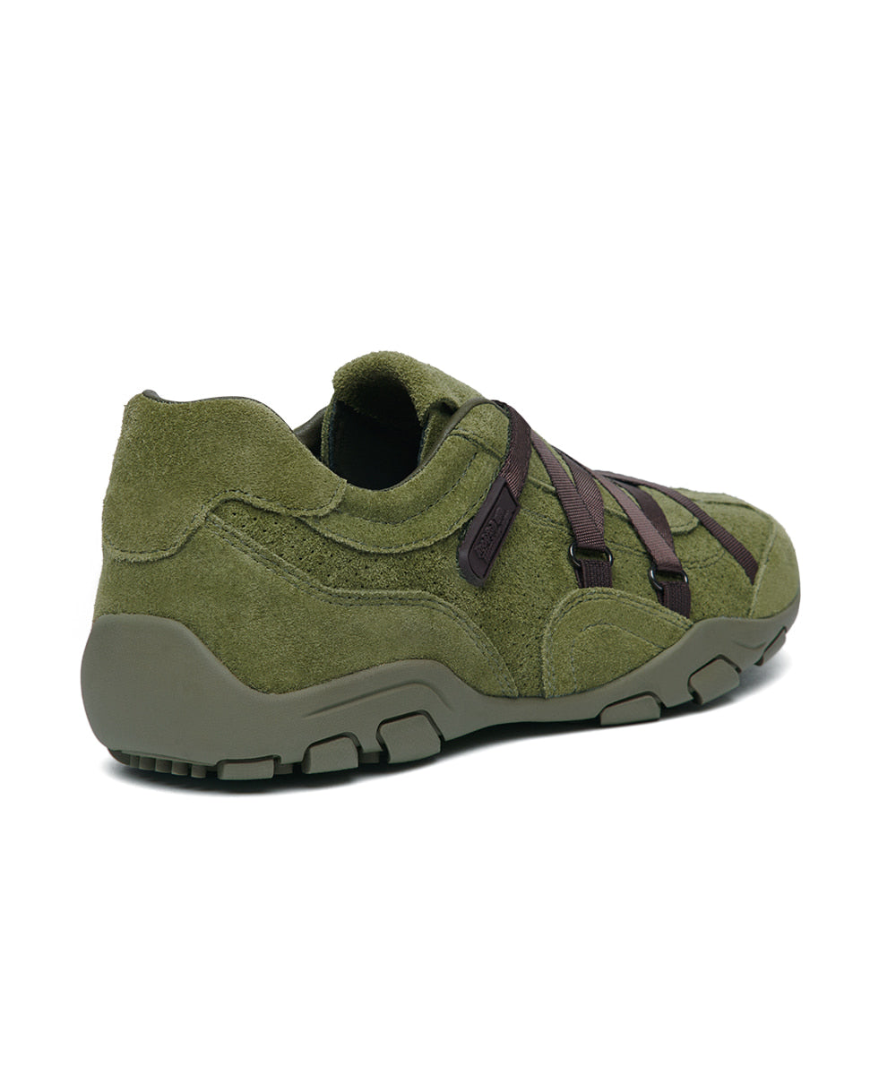 Rockfish Weatherwear ZANE X-STRAP SNEAKERS(SUEDE) Olive Green view 9