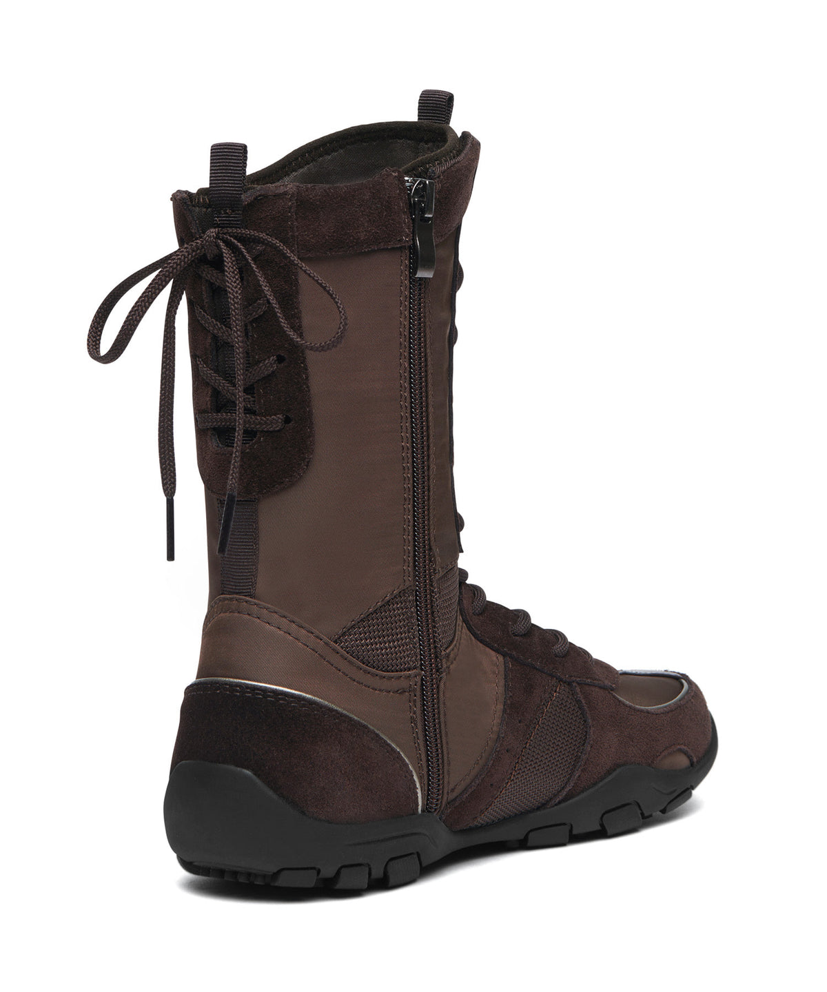 Rockfish Weatherwear NICOLE MIDDLE BOOTS Dark Brown back three-quarter view