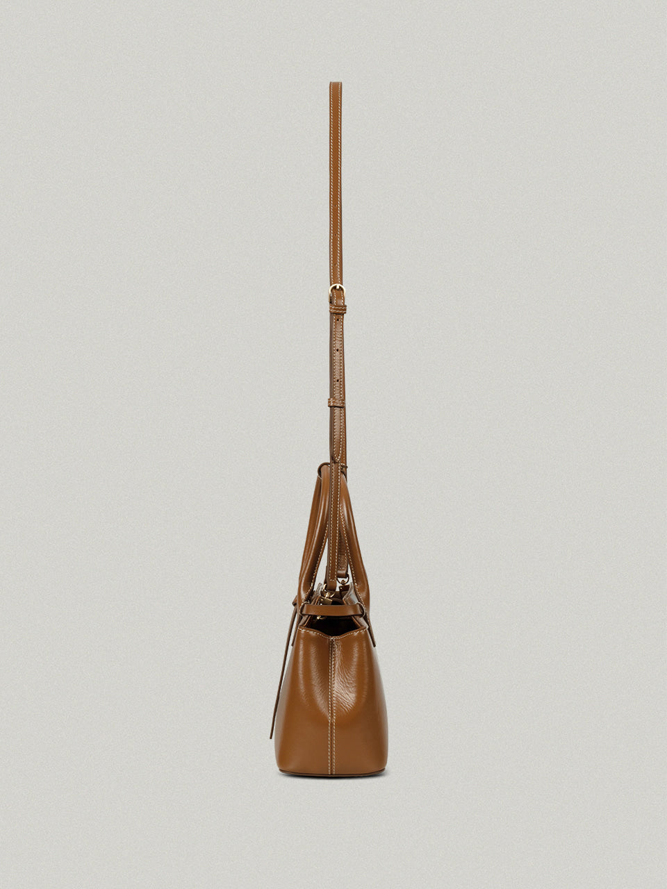 FOLNUA Mini Anneau Bag Caramel Stitch - back