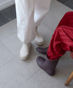 Rockfish Weatherwear PLATFORM RAIN BOOTS MIDDLE Cream view 4