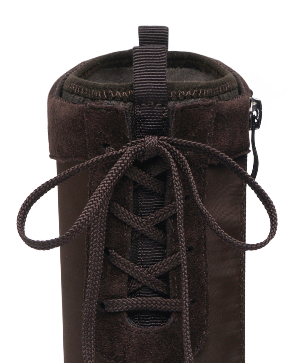 Rockfish Weatherwear NICOLE MIDDLE BOOTS Dark Brown lacing detail