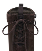 Rockfish Weatherwear NICOLE MIDDLE BOOTS Dark Brown lacing detail