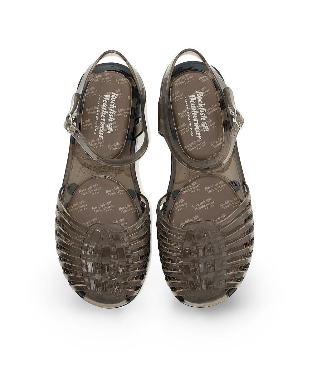 Rockfish Weatherwear GLAIR Strappy Sandals (Clear) Clear Grey view 4