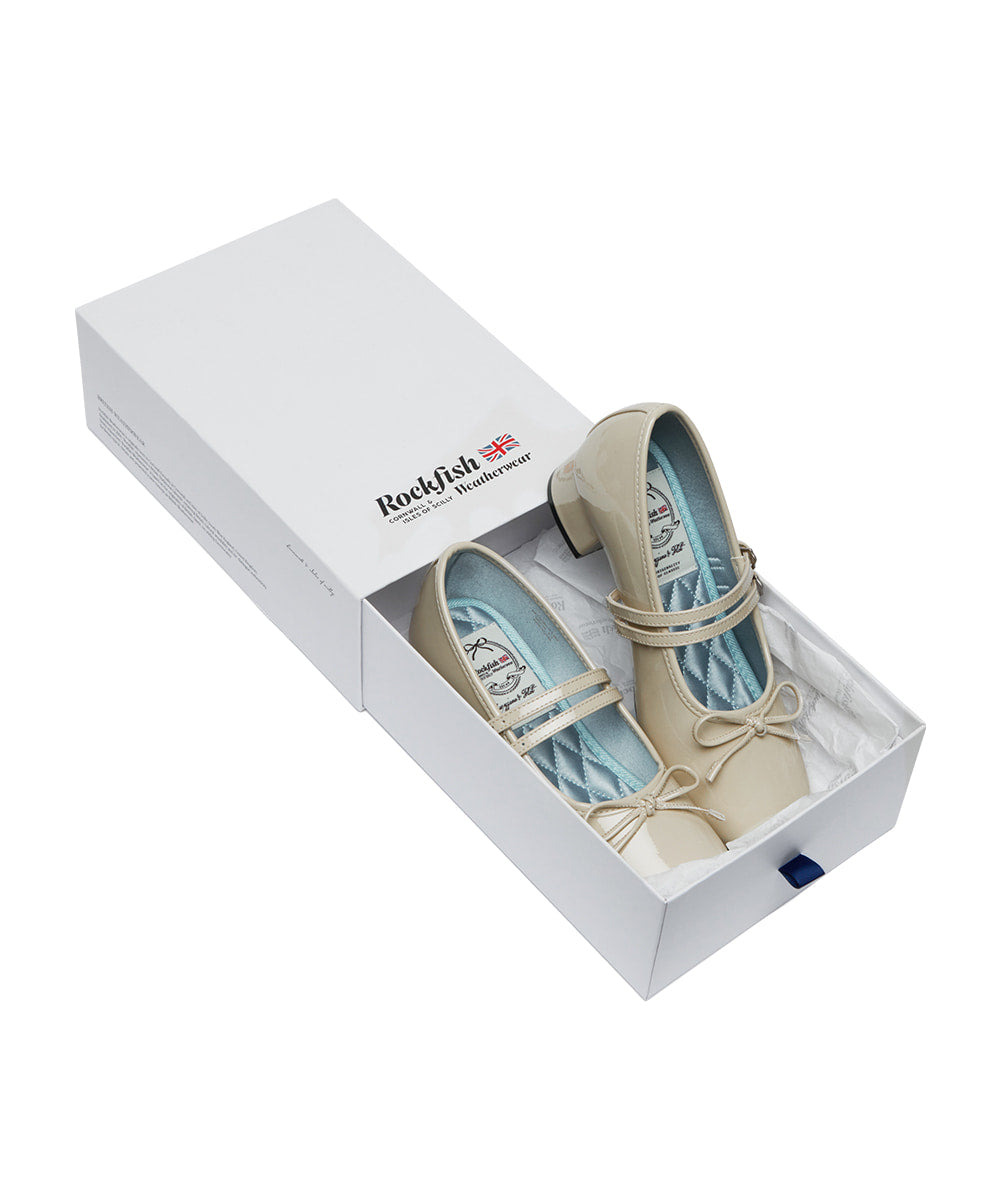 Rockfish Weatherwear Square Toe Two Strap Maryjanes 4cm Butter view 13