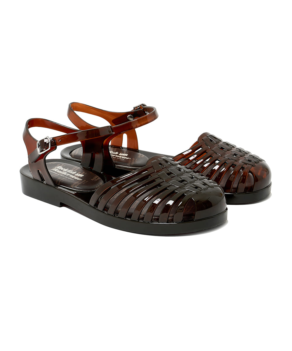 Rockfish Weatherwear GLAIR Strappy Sandals (Clear) Clear Brown view 4